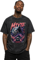 Vintage Horror Graphic Tee — Grim Reaper Design