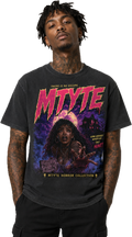 Horror Vintage Tee — "MTYTE" Retro Haunted Movie Graphic Shirt